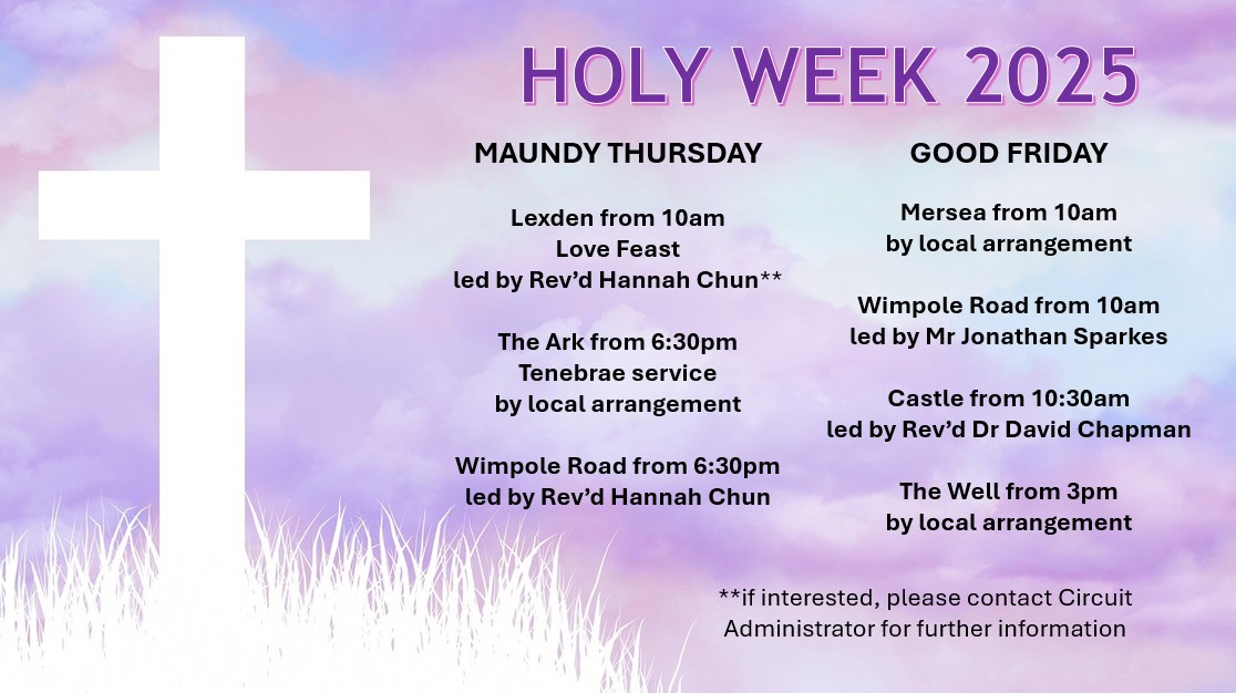 Holy Week 2025 poster